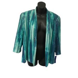 NWT Nygard by Peter Nygard Jade Green Gemstone Coverup Size Small